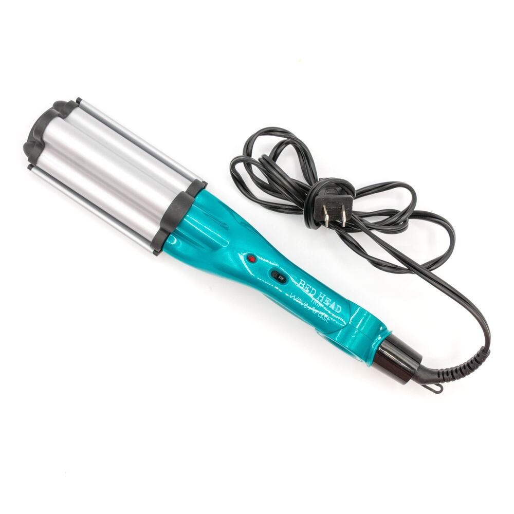 BED HEAD Wave Artist Deep Waver Tourmaline Ceramic Hair Waver Teal BH313